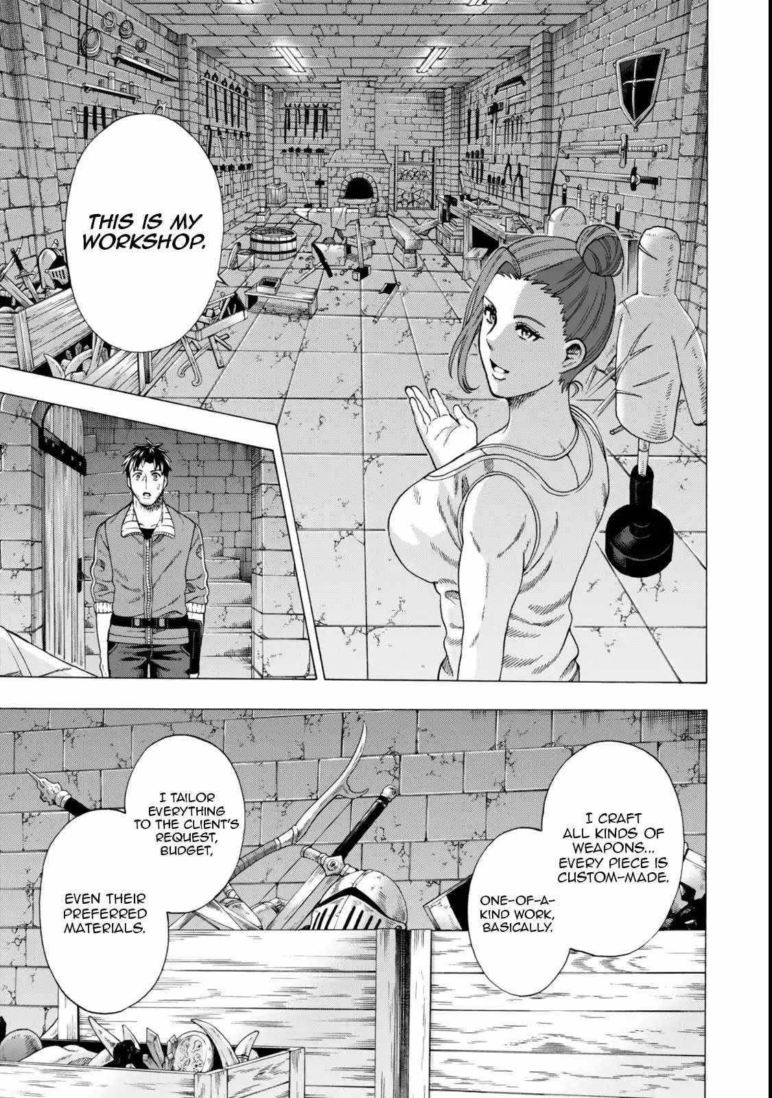 The Old Man Who Awakened the Skill “Domination of All Things” has Decided to Make a Living by Conquering Dungeons Chapter 4.2 - Page 1