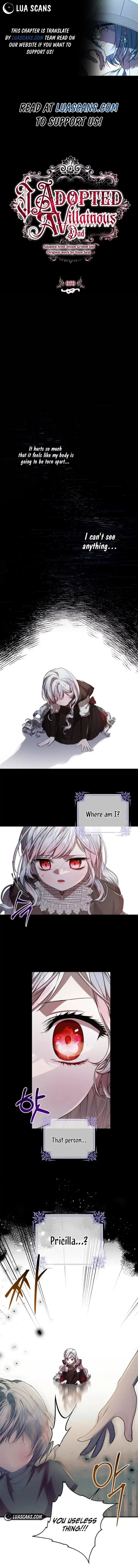 I Adopted a Villainous Dad Chapter 50 - Page 1
