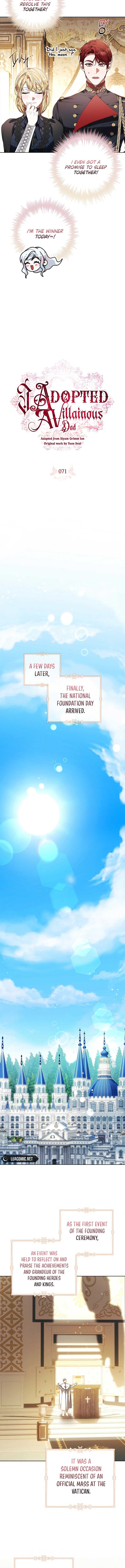I Adopted a Villainous Dad Chapter 71 - Page 5
