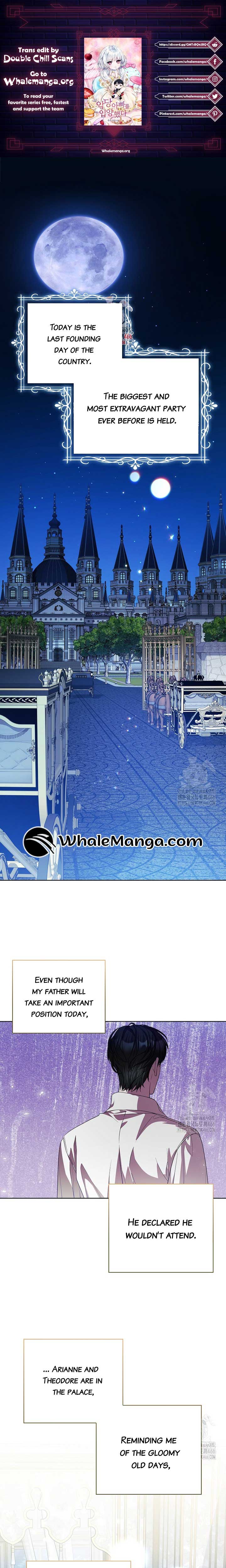 I Adopted a Villainous Dad Chapter 77 - Page 1