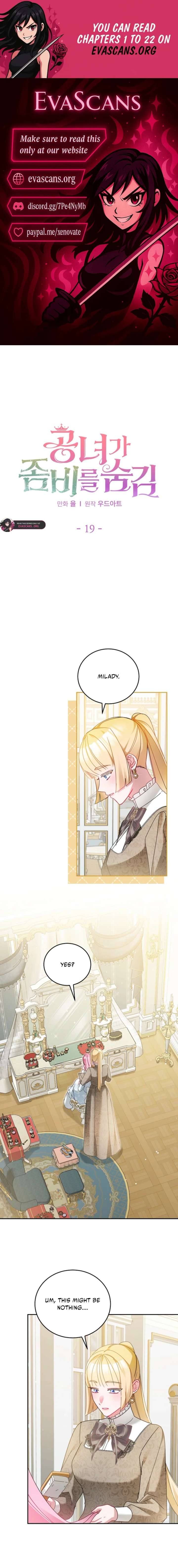 The Lady Who Hides the Zombies Chapter 19 - Page 1