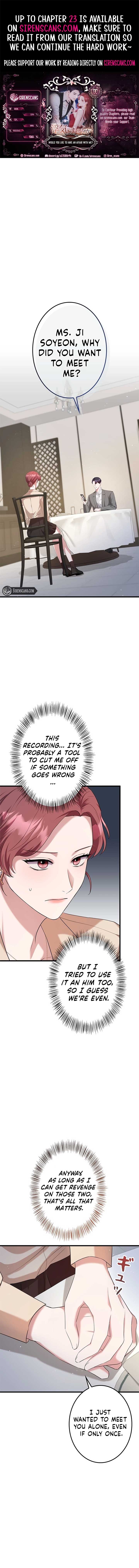 Would You Like to Have an Affair With Me Chapter 11 - Page 1