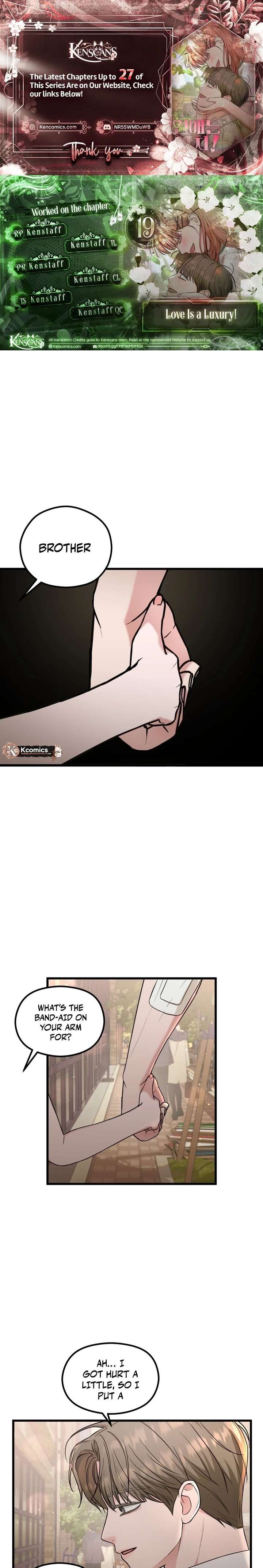 Love Is a Luxury! Chapter 19 - Page 1