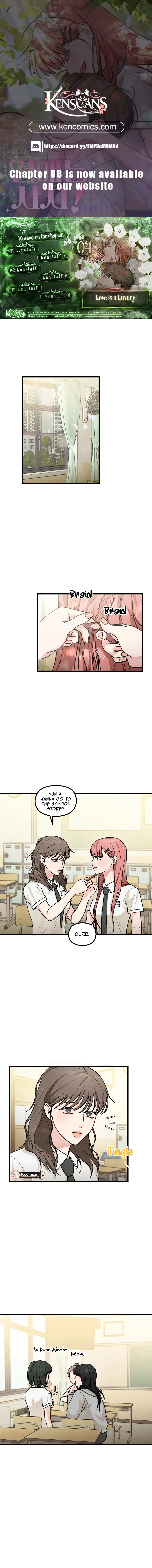 Love Is a Luxury! Chapter 4 - Page 1