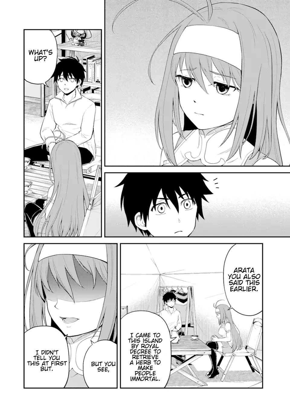 I Was Reincarnated on an Island Where the Strongest Species Live So I Will Enjoy a Peaceful Life on This Island Chapter 10.2 - Page 1