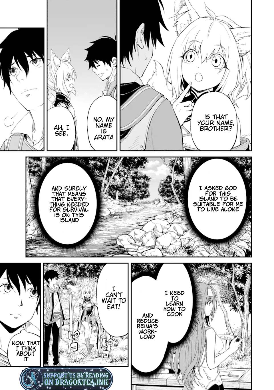 I Was Reincarnated on an Island Where the Strongest Species Live So I Will Enjoy a Peaceful Life on This Island Chapter 2.3 - Page 9