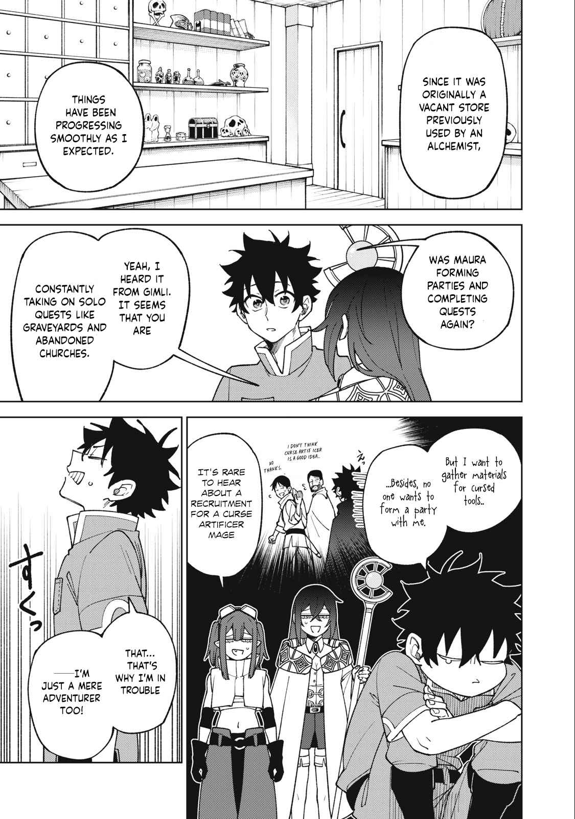 My S-Rank Party Fired Me for Being a Cursificer ~ I Can Only Make “Cursed Items”, but They’re Artifact Class! Chapter 22.2 - Page 9