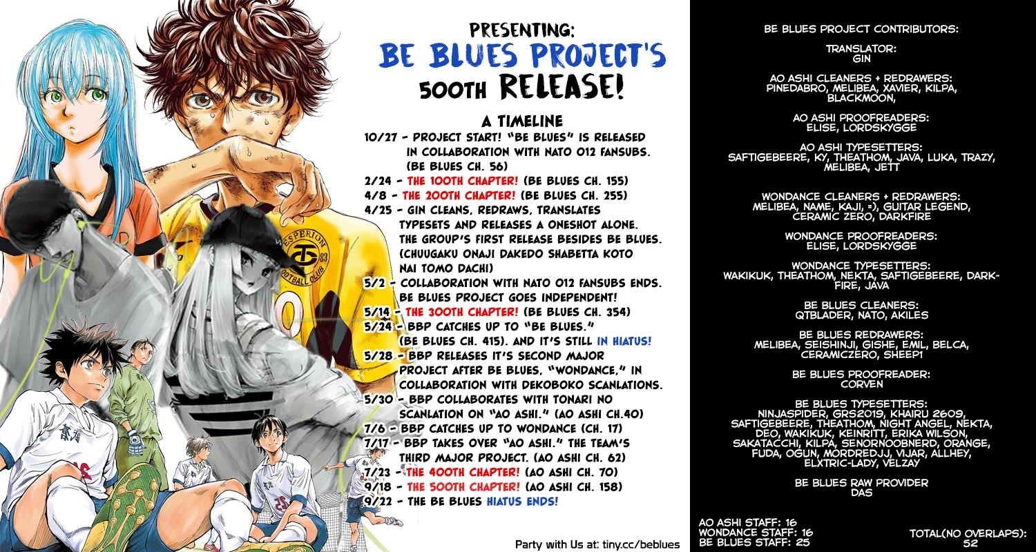 Ao Ashi Chapter 158 - Page 1