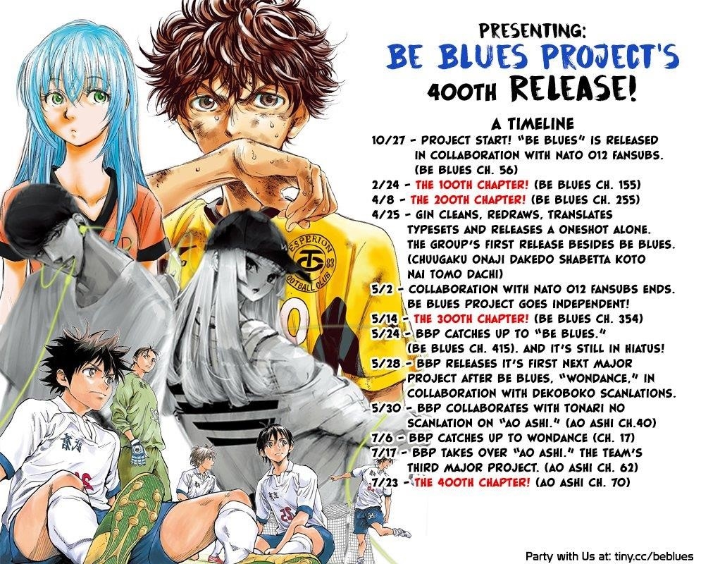 Ao Ashi Chapter 70 - Page 1