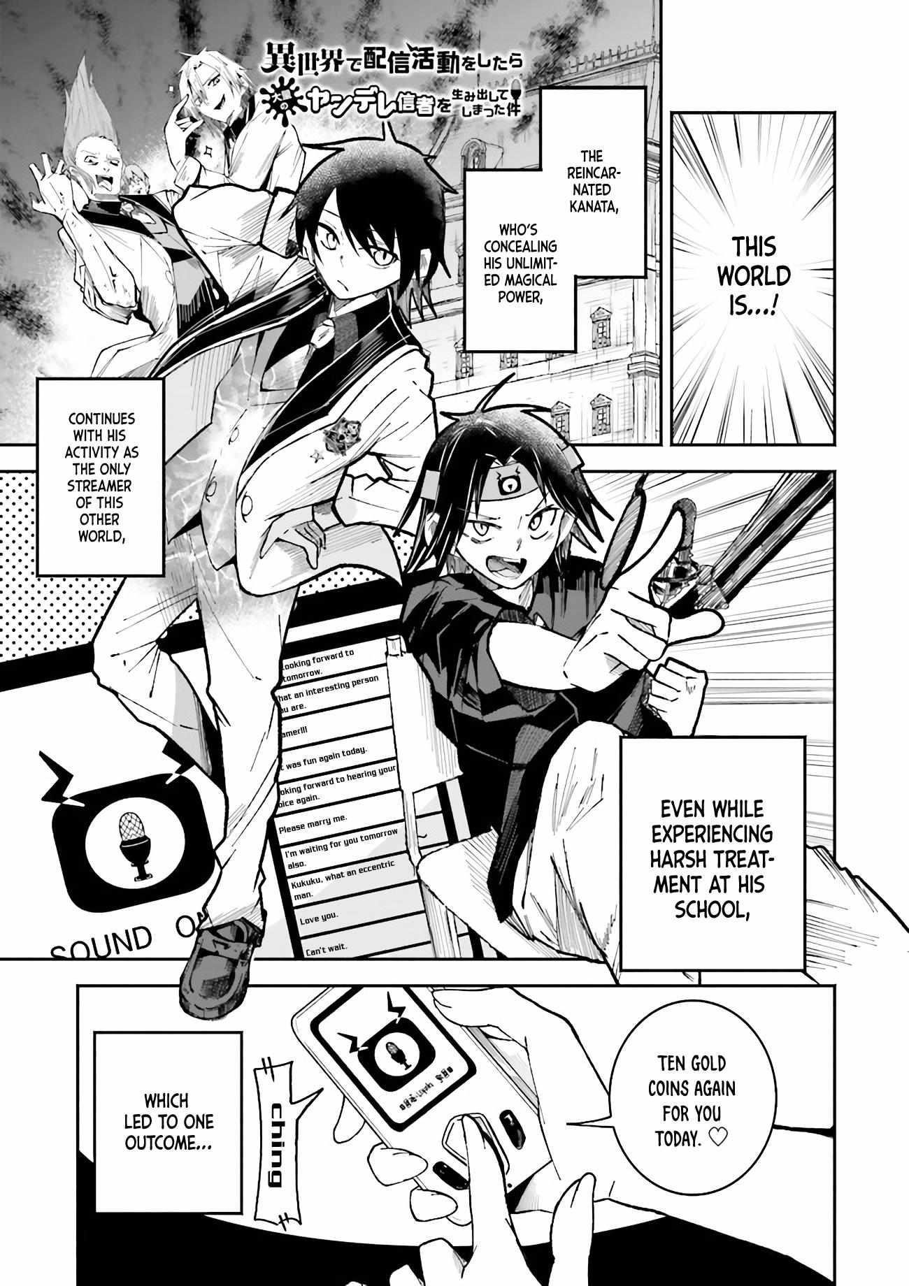 The Case In Which Streaming In Another World Led To The Creation Of A Massive Yandere Following Chapter 2 - Page 1