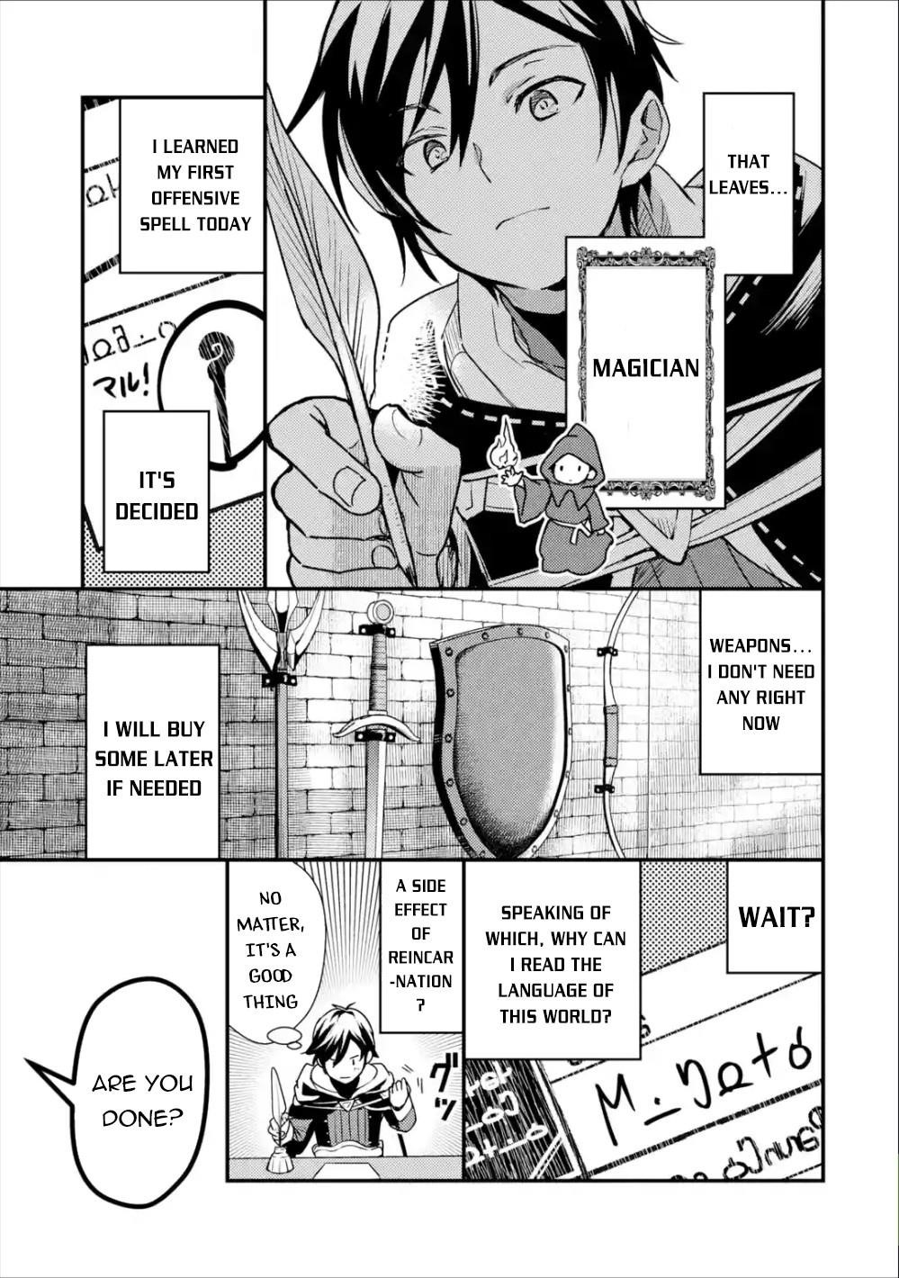 Isekai Tensei de Kenja ni Natte Boukensha Seikatsu Chapter 2.1 - Page 14