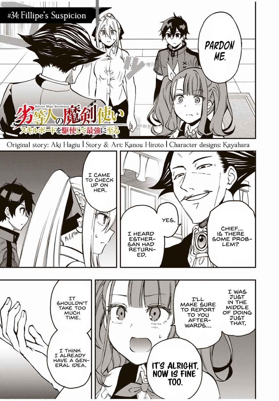 The Reincarnated Inferior Magic Swordsman Chapter 34 - Page 1