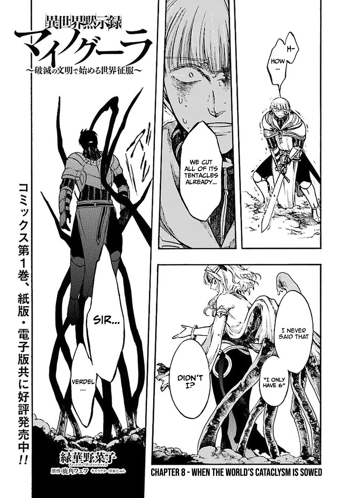 Isekai Apocalypse Mynoghra ~The Conquest Of The World Starts With The Civilization Of Ruin~ Chapter 8.1 - Page 1