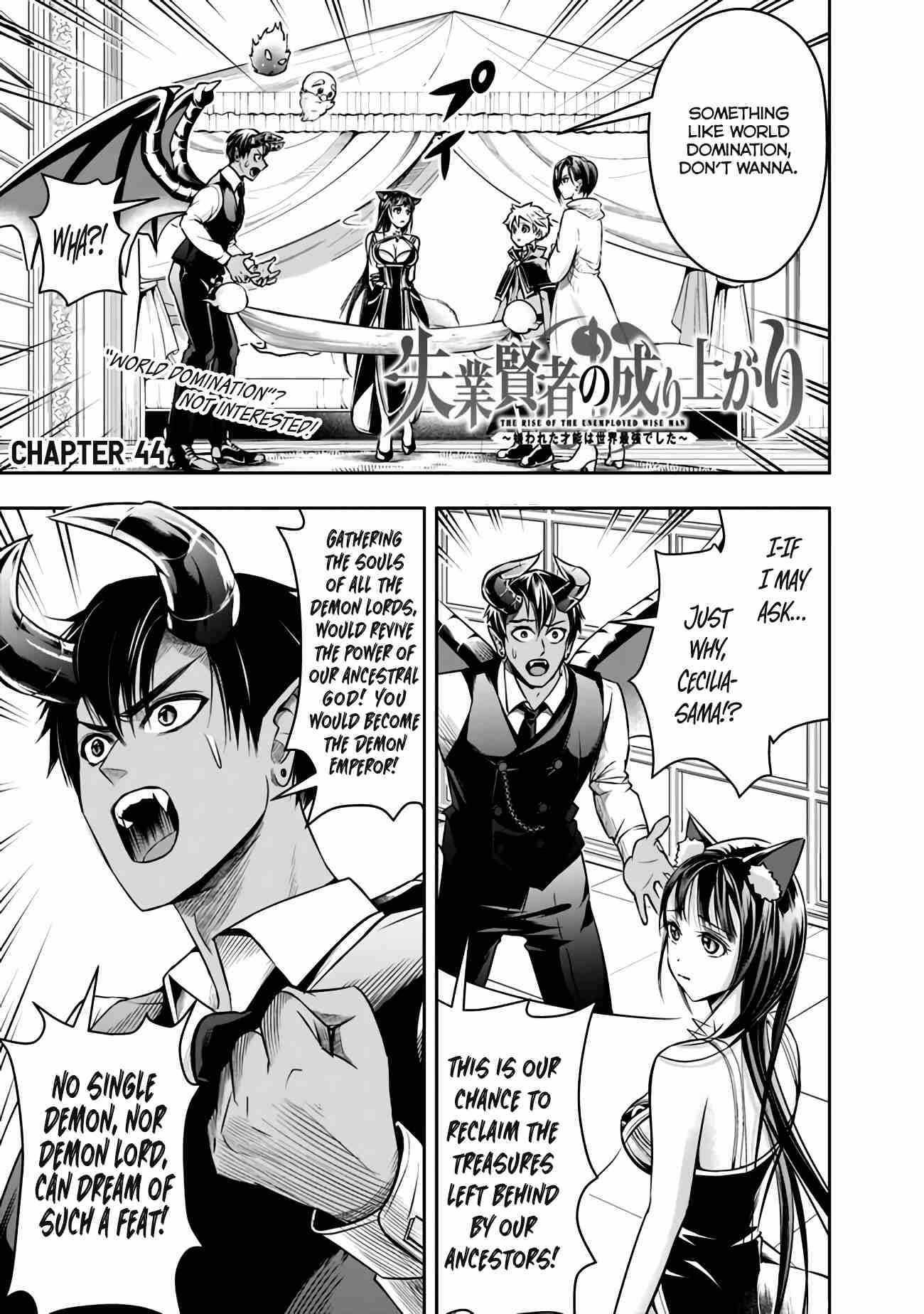 The Rise Of The Unemployed Wise Man Chapter 44 - Page 1