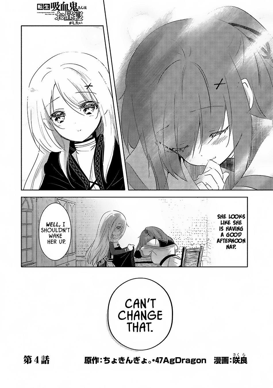 Tensei Kyuuketsuki-San Wa Ohirune Ga Shitai Chapter 4 - Page 2