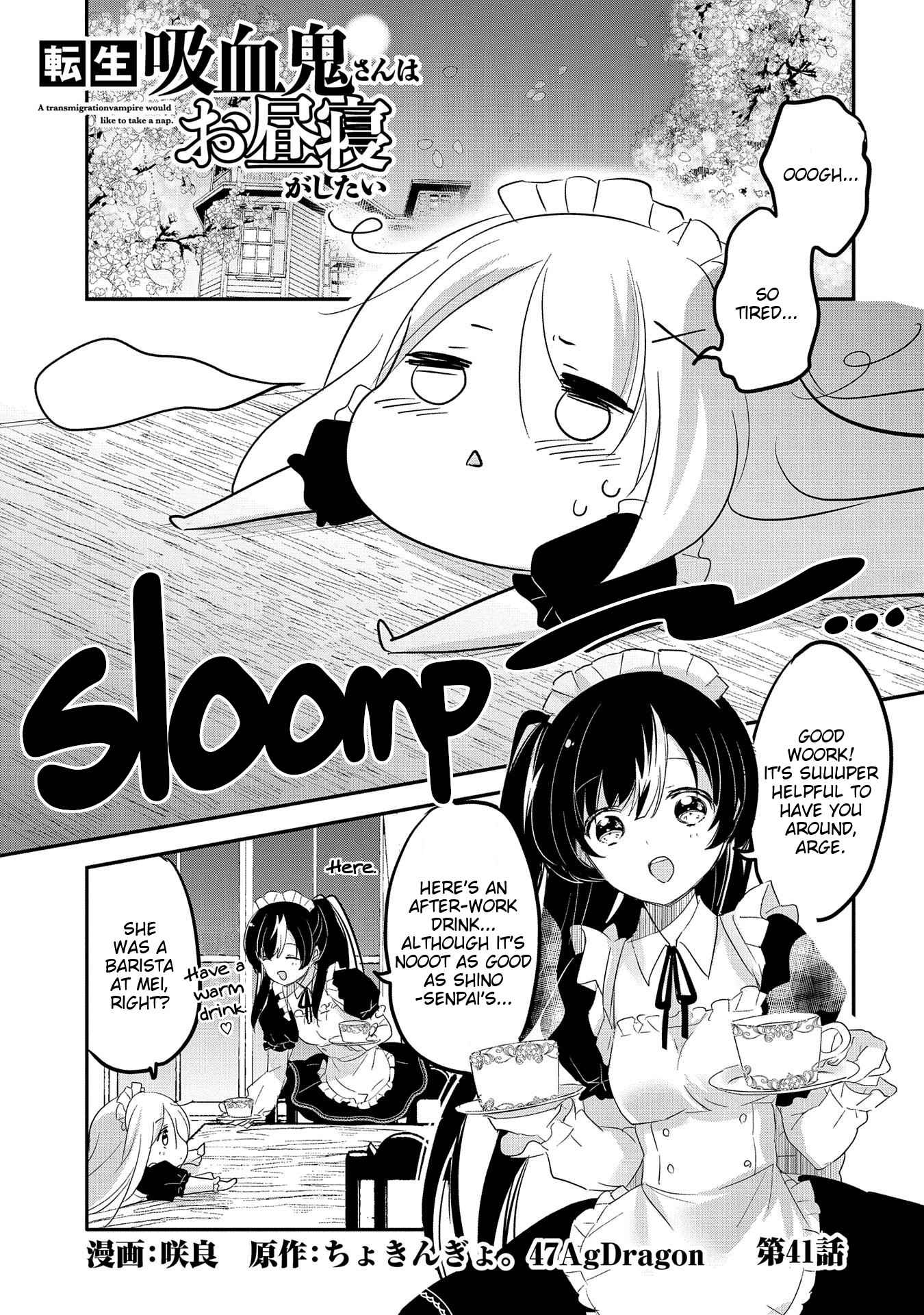 Tensei Kyuuketsuki-San Wa Ohirune Ga Shitai Chapter 41 - Page 1