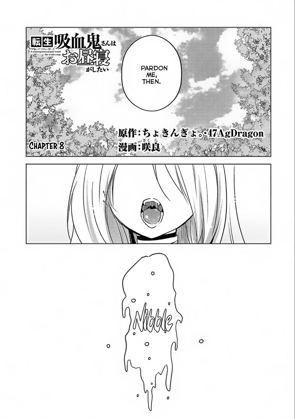 Tensei Kyuuketsuki-San Wa Ohirune Ga Shitai Chapter 8 - Page 1