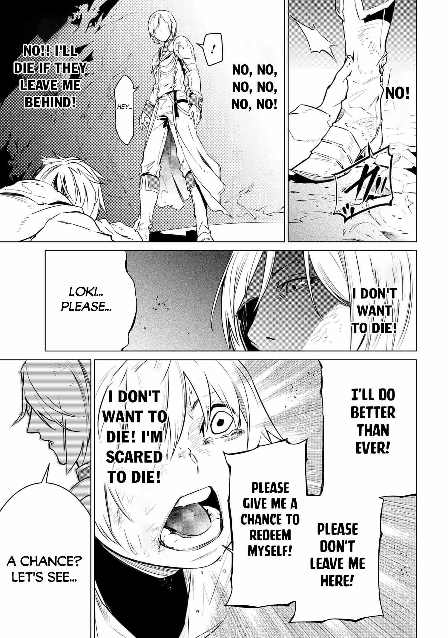 SSS Rank Dungeon De Knife Ichihon Tewatasare Tsuihou Sareta Hakuma Doushi Chapter 1 - Page 37