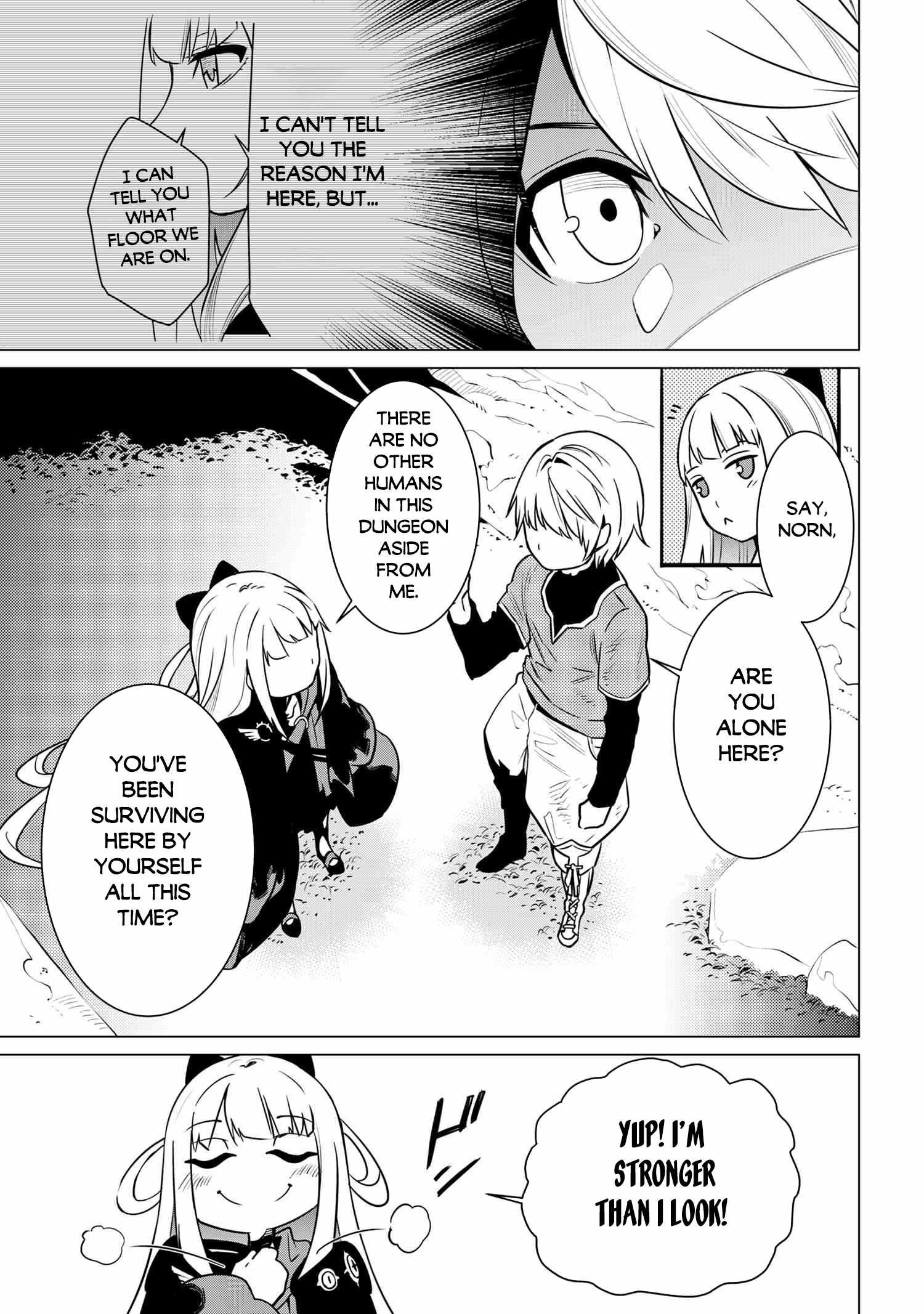 SSS Rank Dungeon De Knife Ichihon Tewatasare Tsuihou Sareta Hakuma Doushi Chapter 2.1 - Page 11