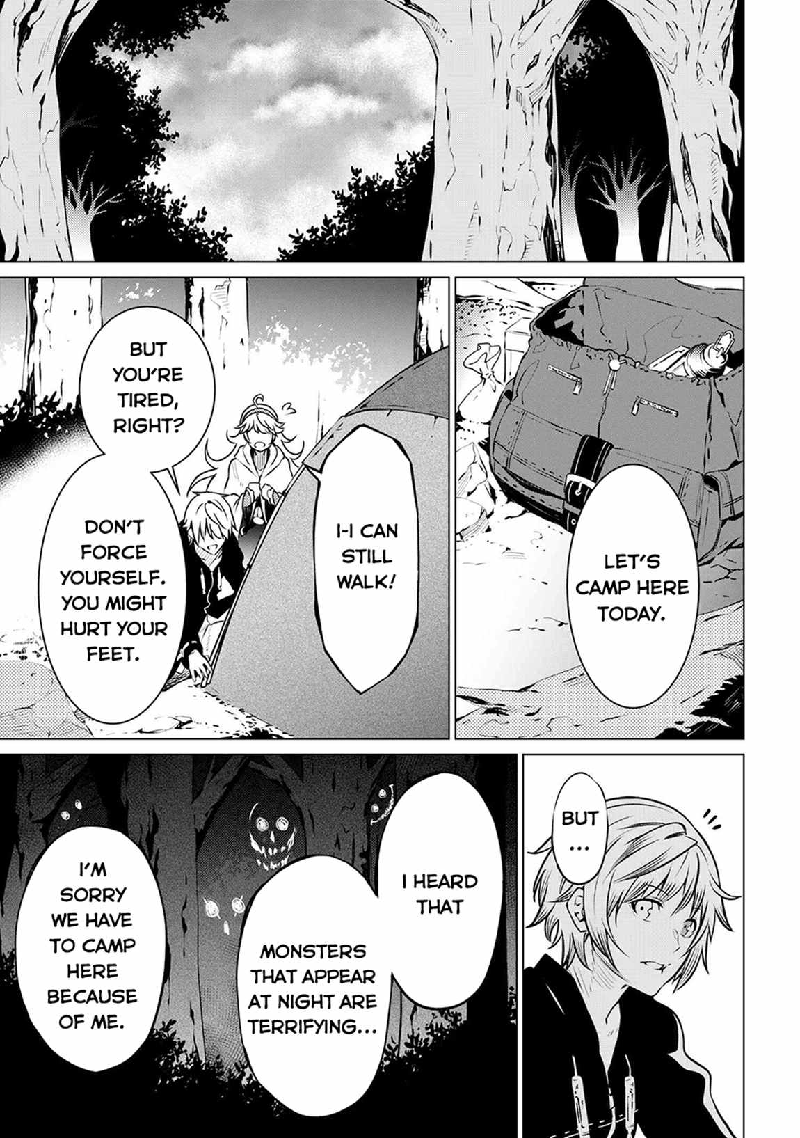 SSS Rank Dungeon De Knife Ichihon Tewatasare Tsuihou Sareta Hakuma Doushi Chapter 5.2 - Page 15