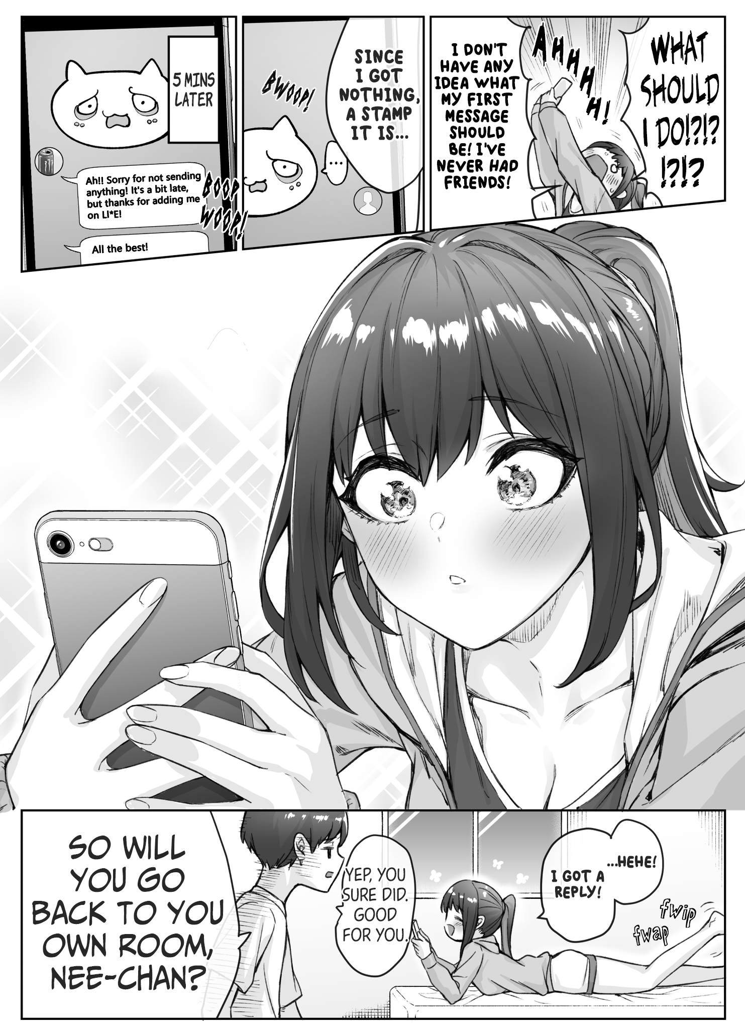 The Tsuntsuntsuntsuntsuntsun Tsuntsuntsuntsuntsundere Girl Getting Less And Less Tsun Day By Day Chapter 23 - Page 1