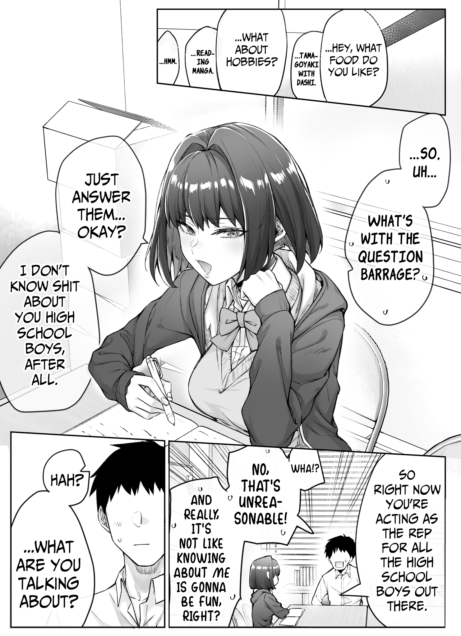 The Tsuntsuntsuntsuntsuntsun Tsuntsuntsuntsuntsundere Girl Getting Less And Less Tsun Day By Day Chapter 38 - Page 1
