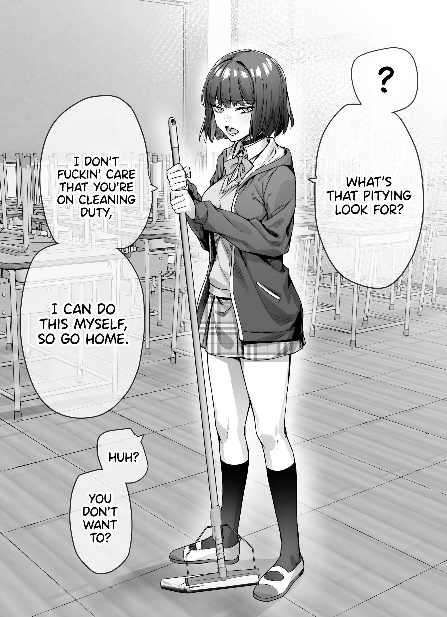 The Tsuntsuntsuntsuntsuntsun Tsuntsuntsuntsuntsundere Girl Getting Less And Less Tsun Day By Day Chapter 5 - Page 1