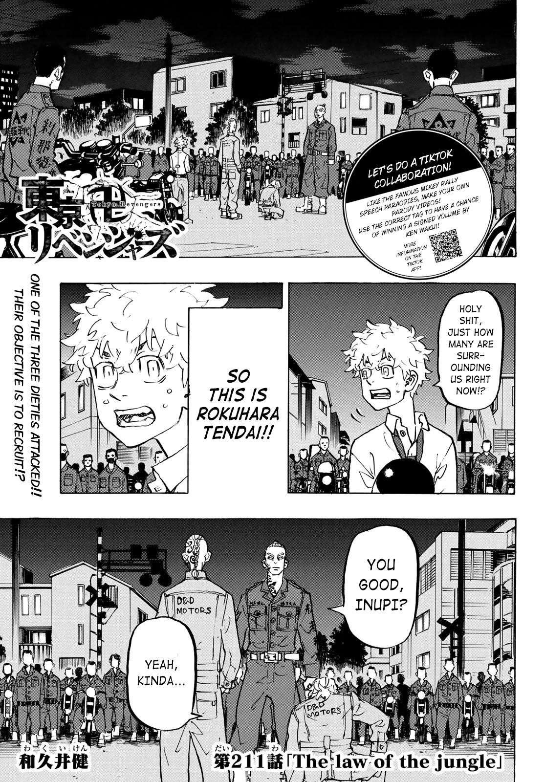 Tokyo Manji Revengers Chapter 211 - Page 1