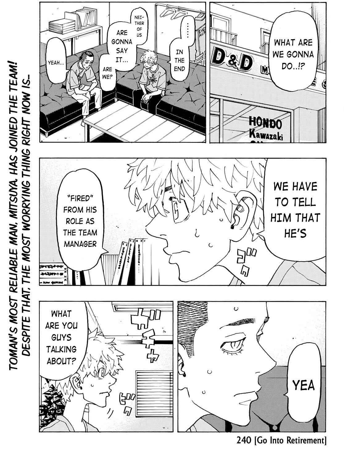 Tokyo Manji Revengers Chapter 240 - Page 1