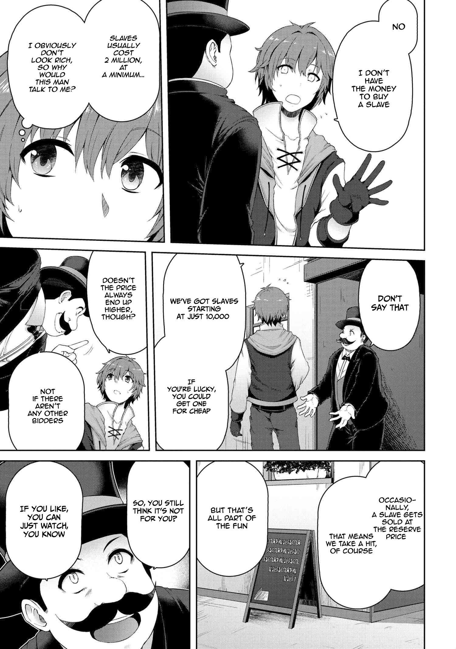 Since I Didn’t have Anything Left to Lose in Life after my House Burned Down, I Bought a Dark Elf Slave with the Remains of my Meager Savings Chapter 1 - Page 11