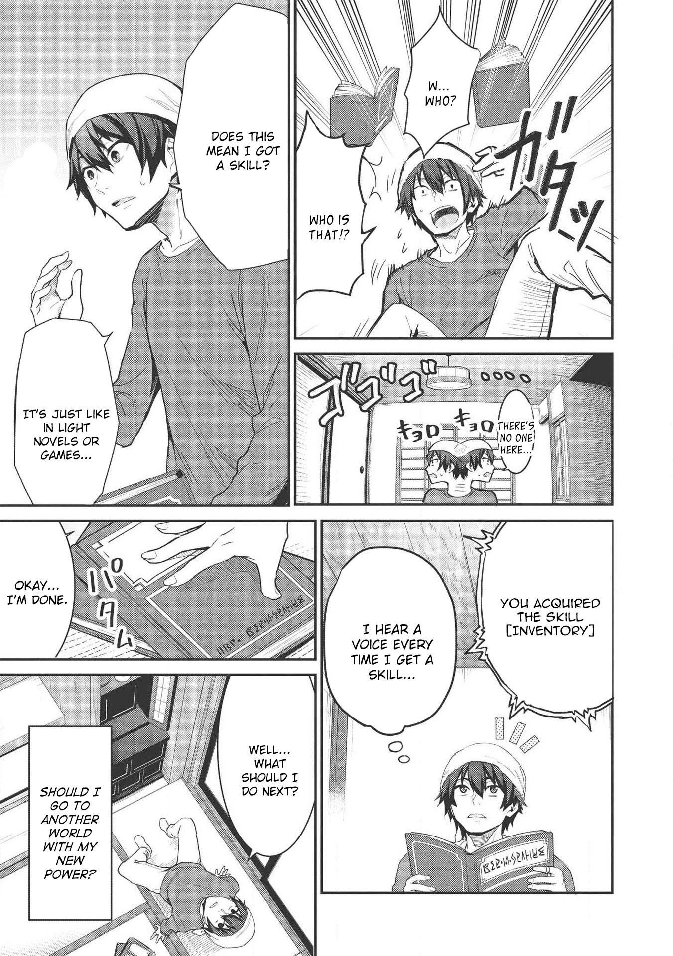 Itsudemo Jitaku Ni Kaerareru Ore Wa, Isekai De Gyoushounin O Hajimemashita Chapter 1 - Page 12