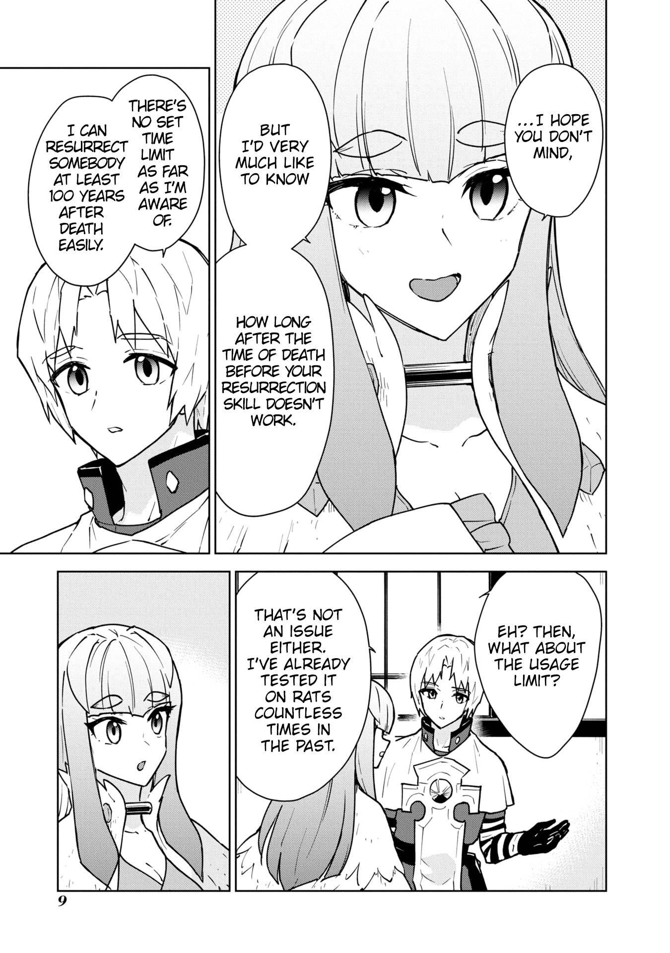 I Accidentally Resurrected the Demon King’s Ancient Army When I Learned the “Resurrection” Op Skill ~The Strongest Healer Who Won’t Let Anyone Die Chapter 24 - Page 9