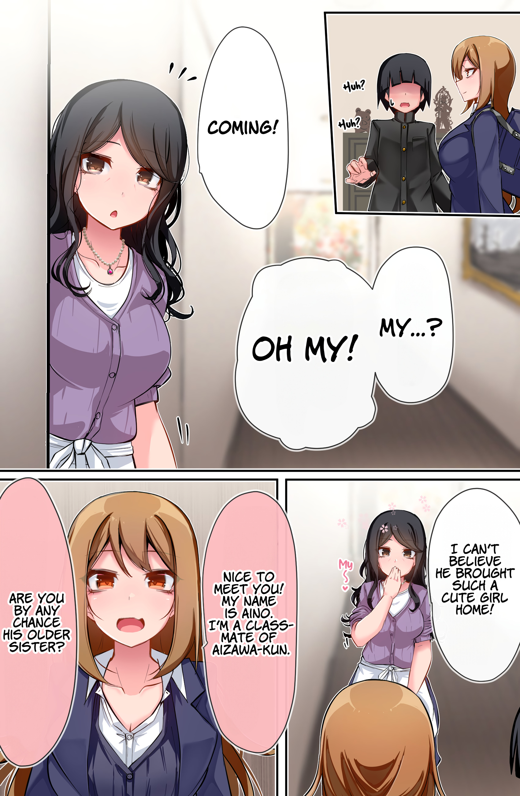 The Gals In My Class Treat Me Like Air Chapter 18 - Page 1