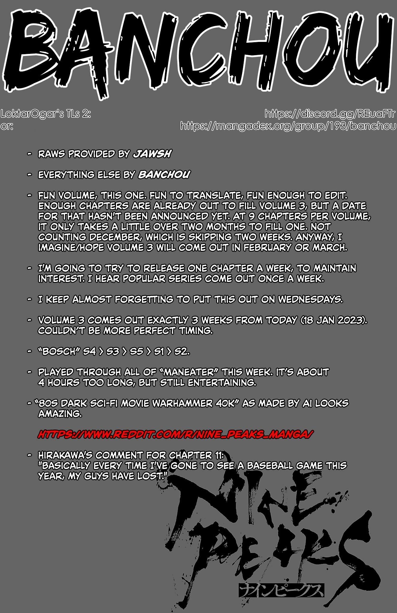 Nine Peaks Chapter 11 - Page 1