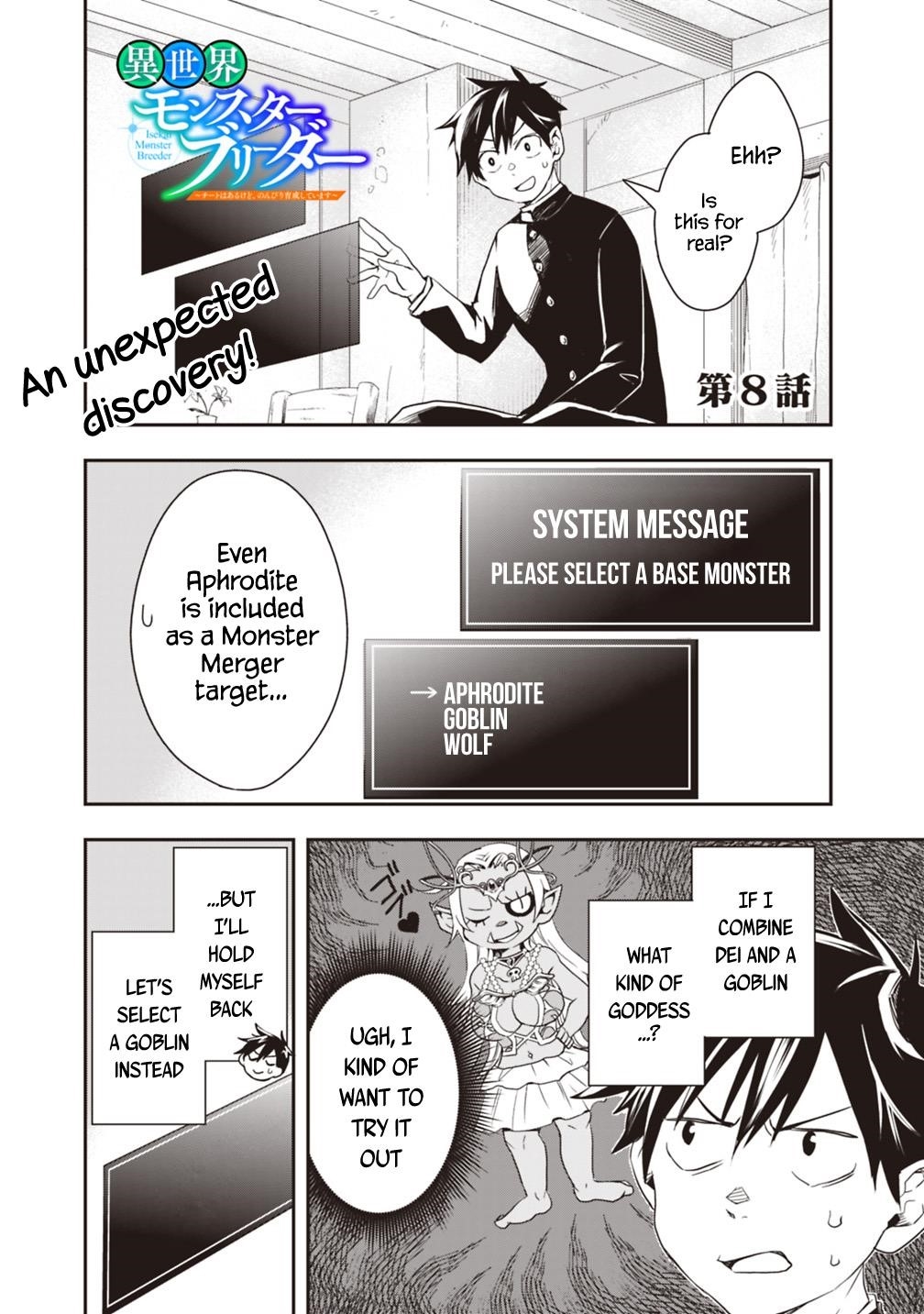 Isekai Monster Breeder Chapter 8 - Page 1