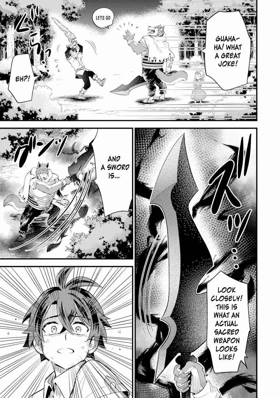 “Sabitsuita Ken” wo Tameshi ni Kyoukashite Mitara, Tondemonai Maken ni Bakemashita Chapter 3.1 - Page 9