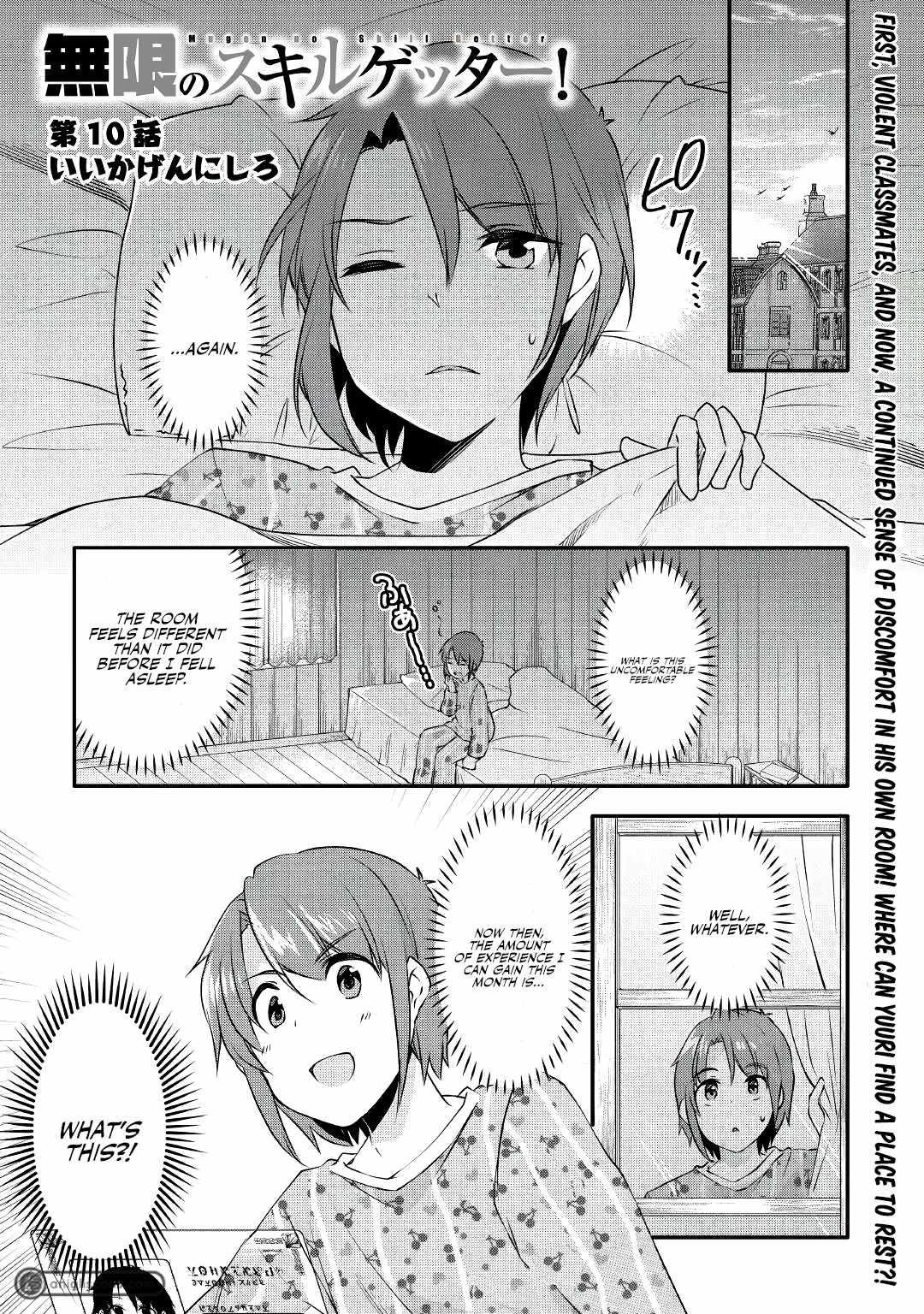 Infinite Skill Getter Chapter 10 - Page 1