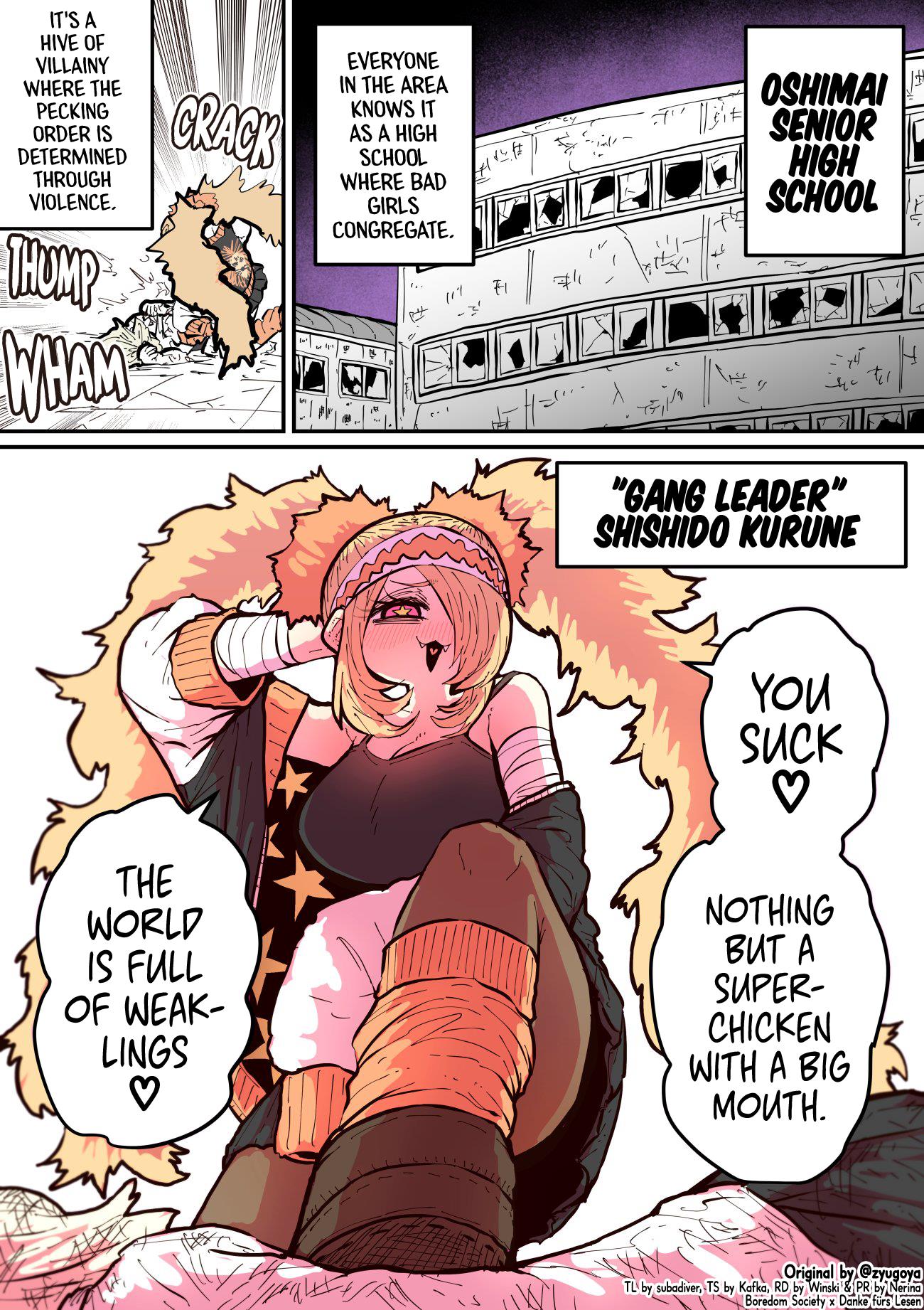 Being Targeted By Hyena-Chan Chapter 18 - Page 1