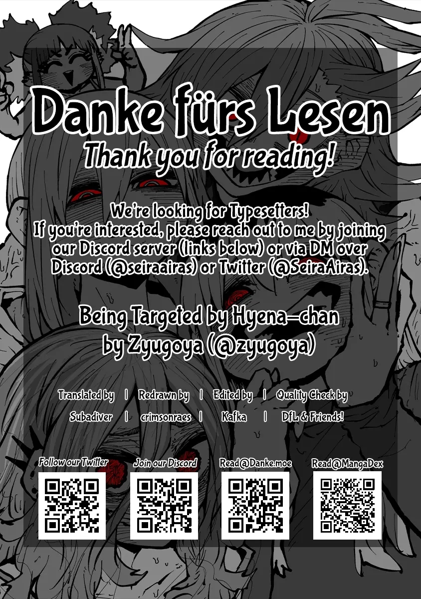 Being Targeted By Hyena-Chan Chapter 32 - Page 3