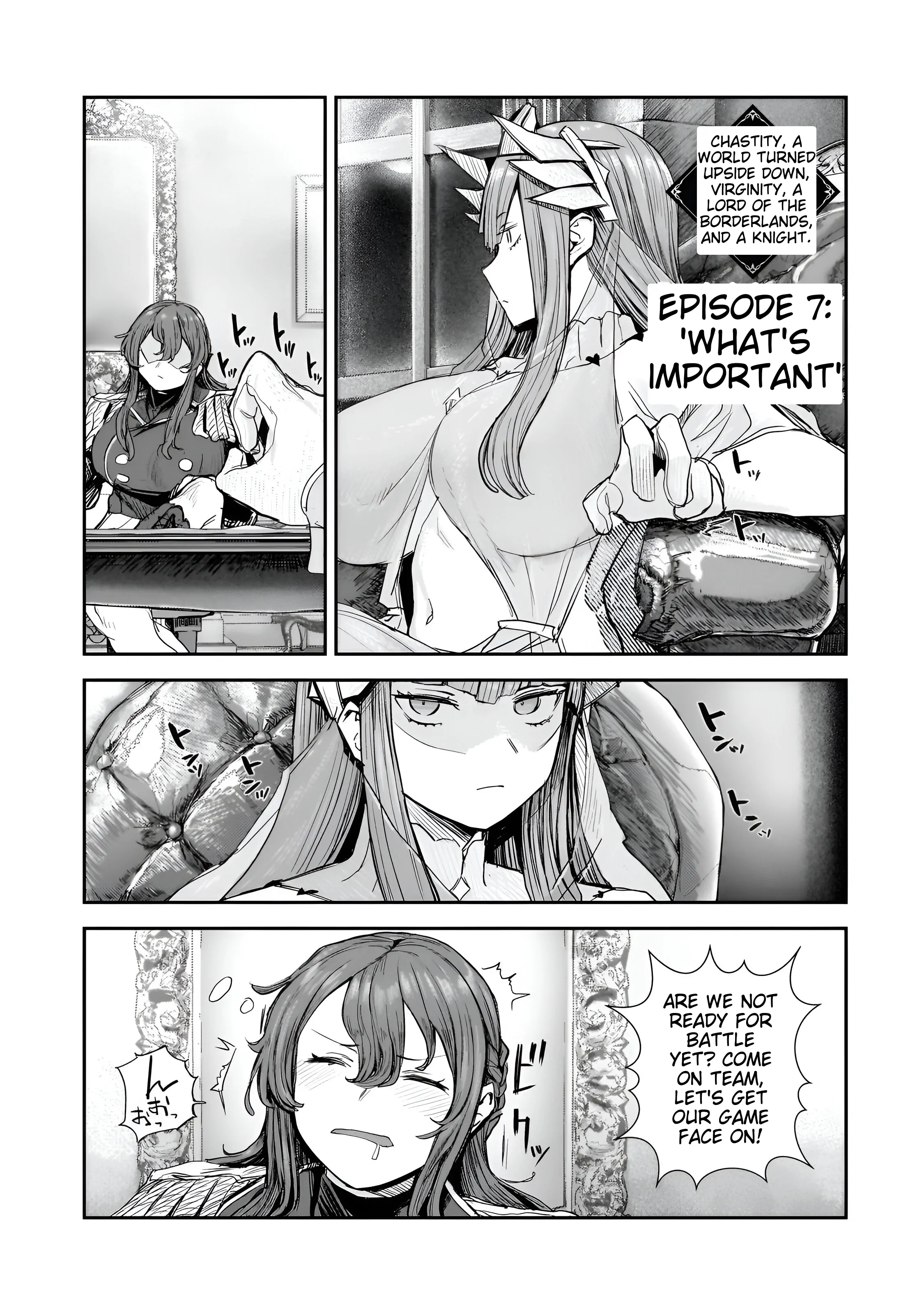 Virgin Knight who is the Frontier Lord in the Gender Switched World Chapter 7 - Page 1