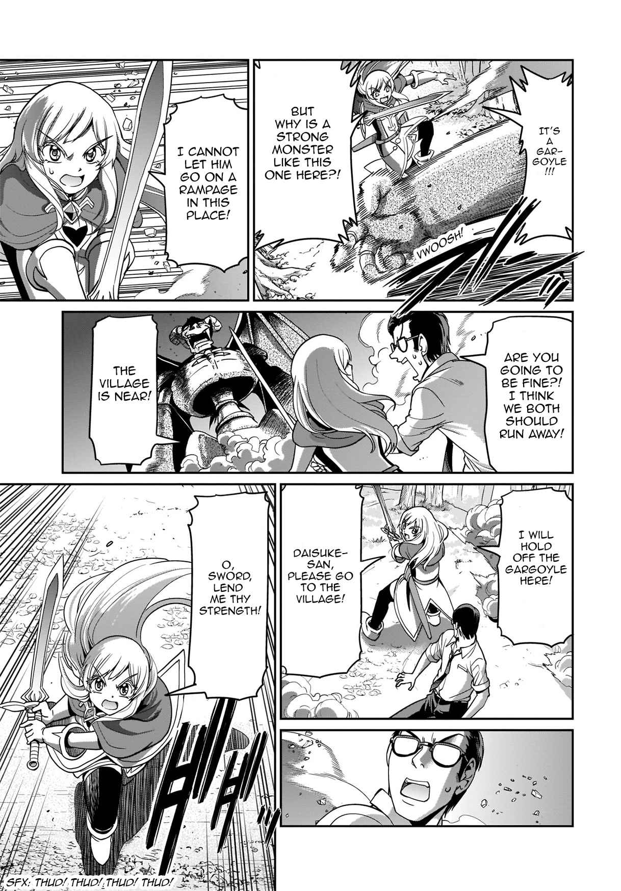 The gunner’s life of a middle-aged man summoned to another world and armed with a rifle: an airsoft addicted salaryman returns to the alternative world after work Chapter 1 - Page 14