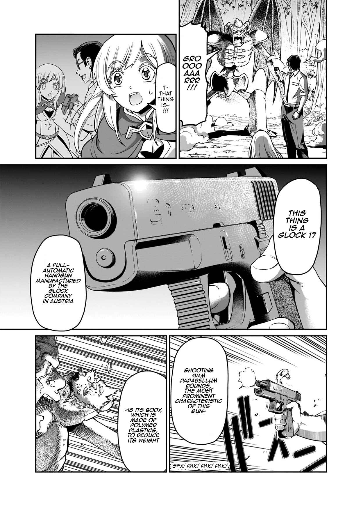 The gunner’s life of a middle-aged man summoned to another world and armed with a rifle: an airsoft addicted salaryman returns to the alternative world after work Chapter 1 - Page 20
