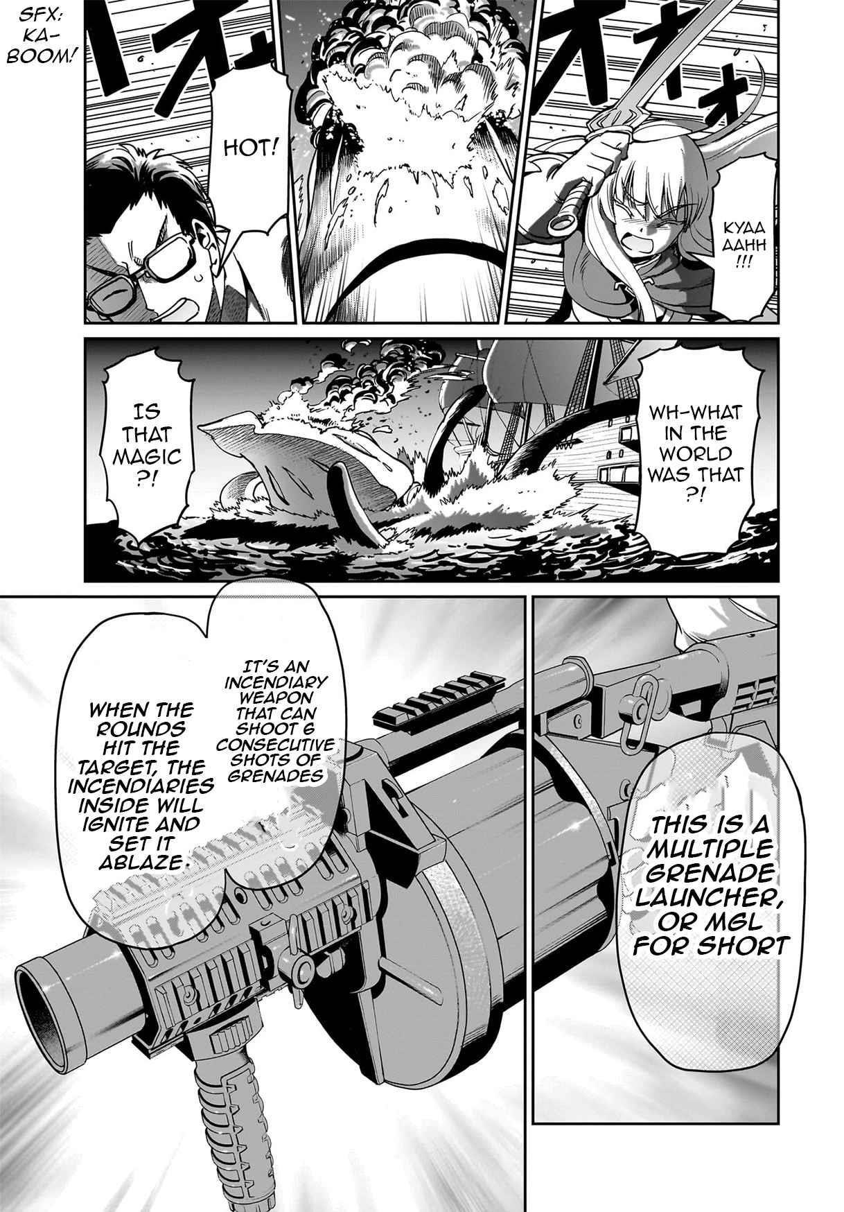 The gunner’s life of a middle-aged man summoned to another world and armed with a rifle: an airsoft addicted salaryman returns to the alternative world after work Chapter 12 - Page 15