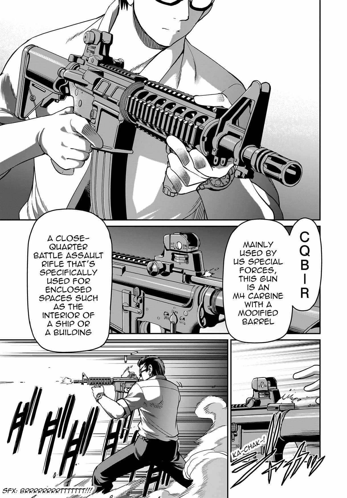 The gunner’s life of a middle-aged man summoned to another world and armed with a rifle: an airsoft addicted salaryman returns to the alternative world after work Chapter 15 - Page 7