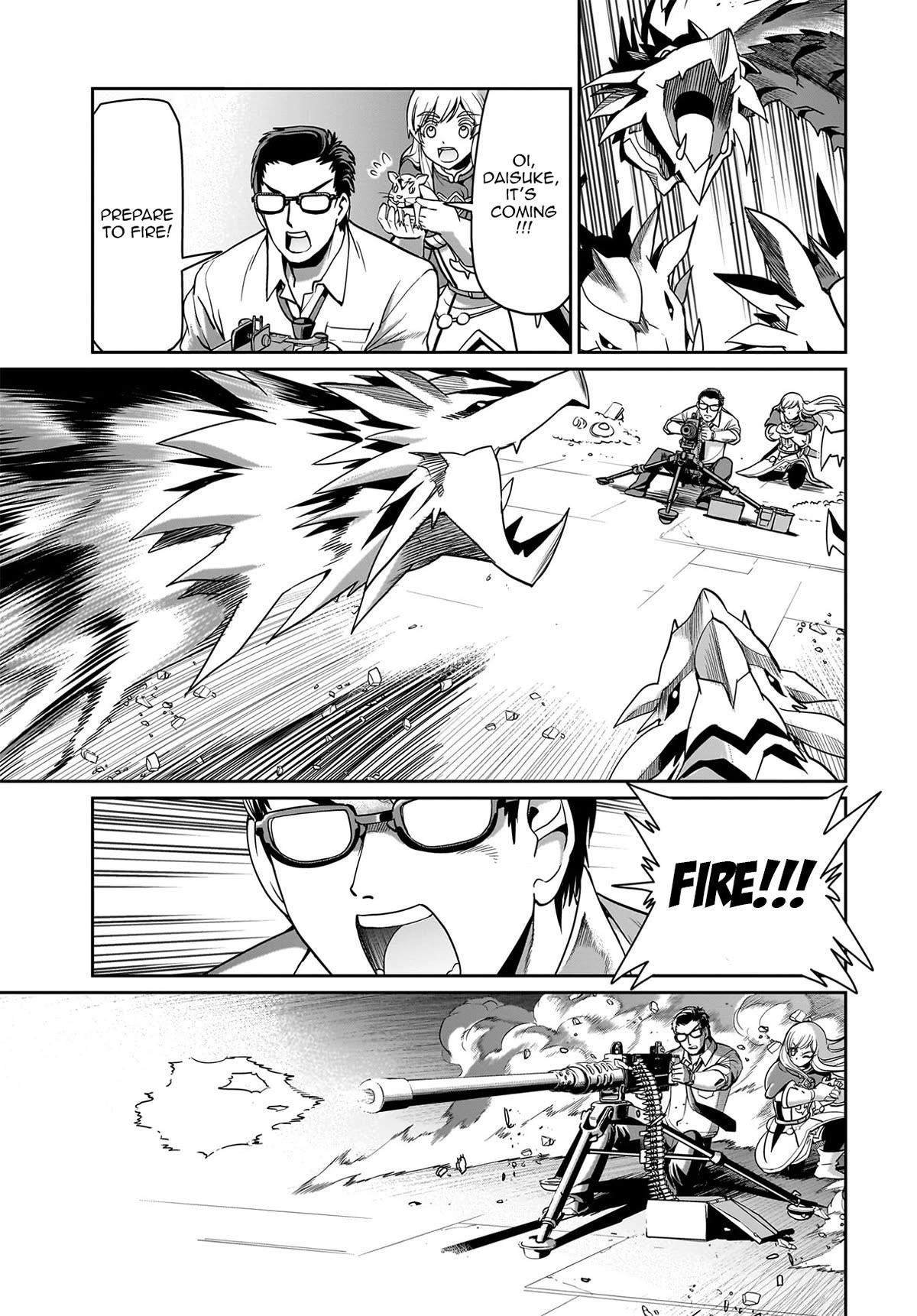 The gunner’s life of a middle-aged man summoned to another world and armed with a rifle: an airsoft addicted salaryman returns to the alternative world after work Chapter 19 - Page 19