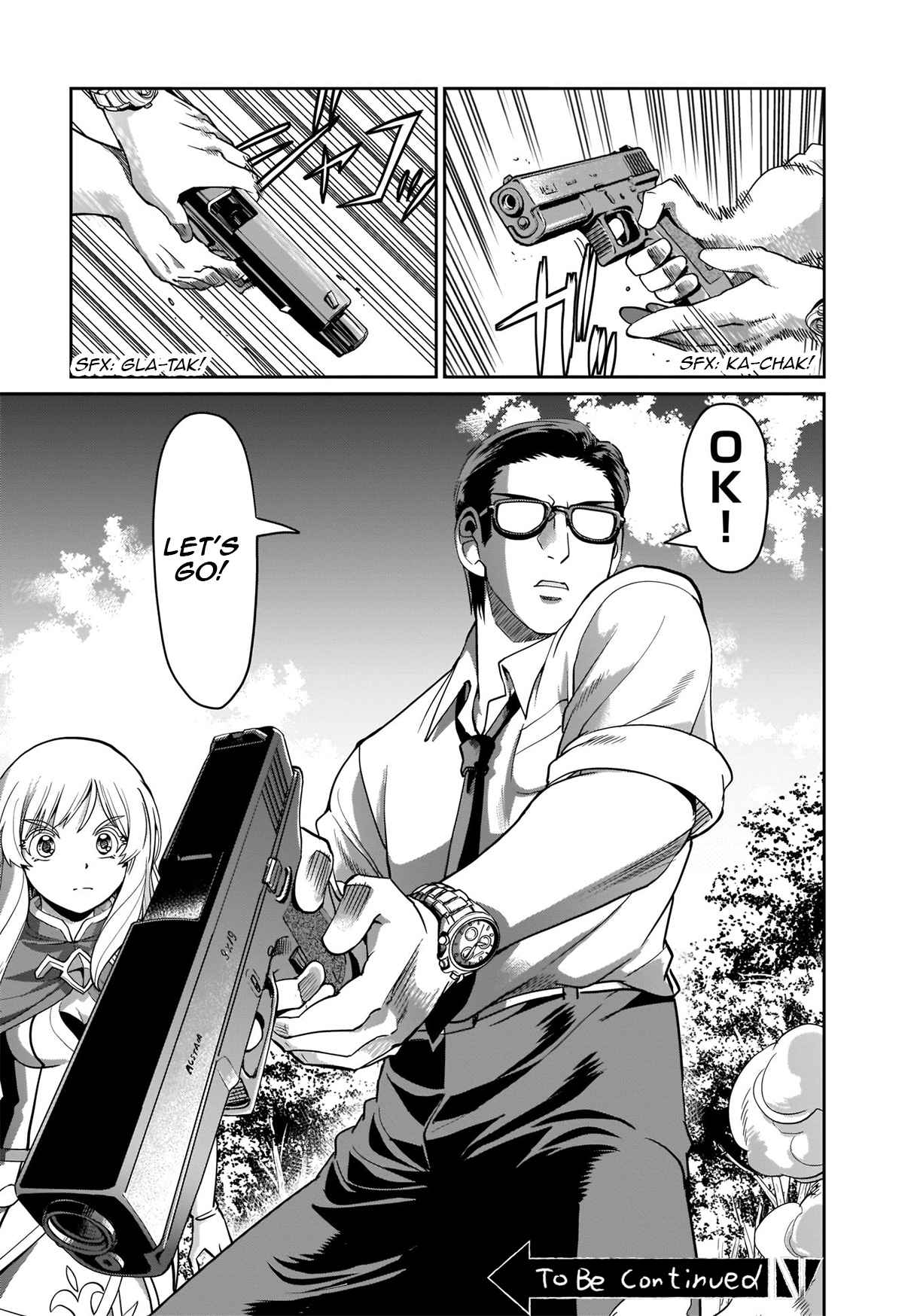 The gunner’s life of a middle-aged man summoned to another world and armed with a rifle: an airsoft addicted salaryman returns to the alternative world after work Chapter 2 - Page 20