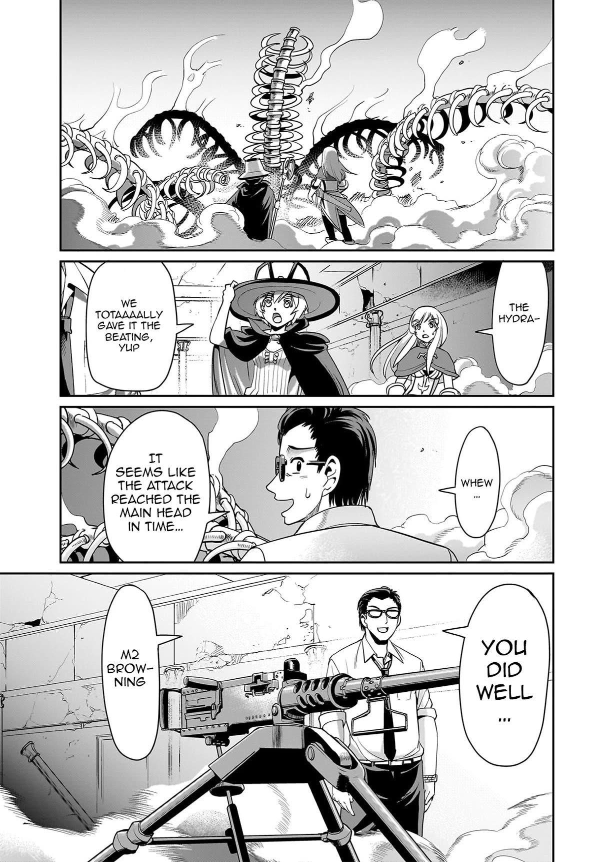 The gunner’s life of a middle-aged man summoned to another world and armed with a rifle: an airsoft addicted salaryman returns to the alternative world after work Chapter 20 - Page 19