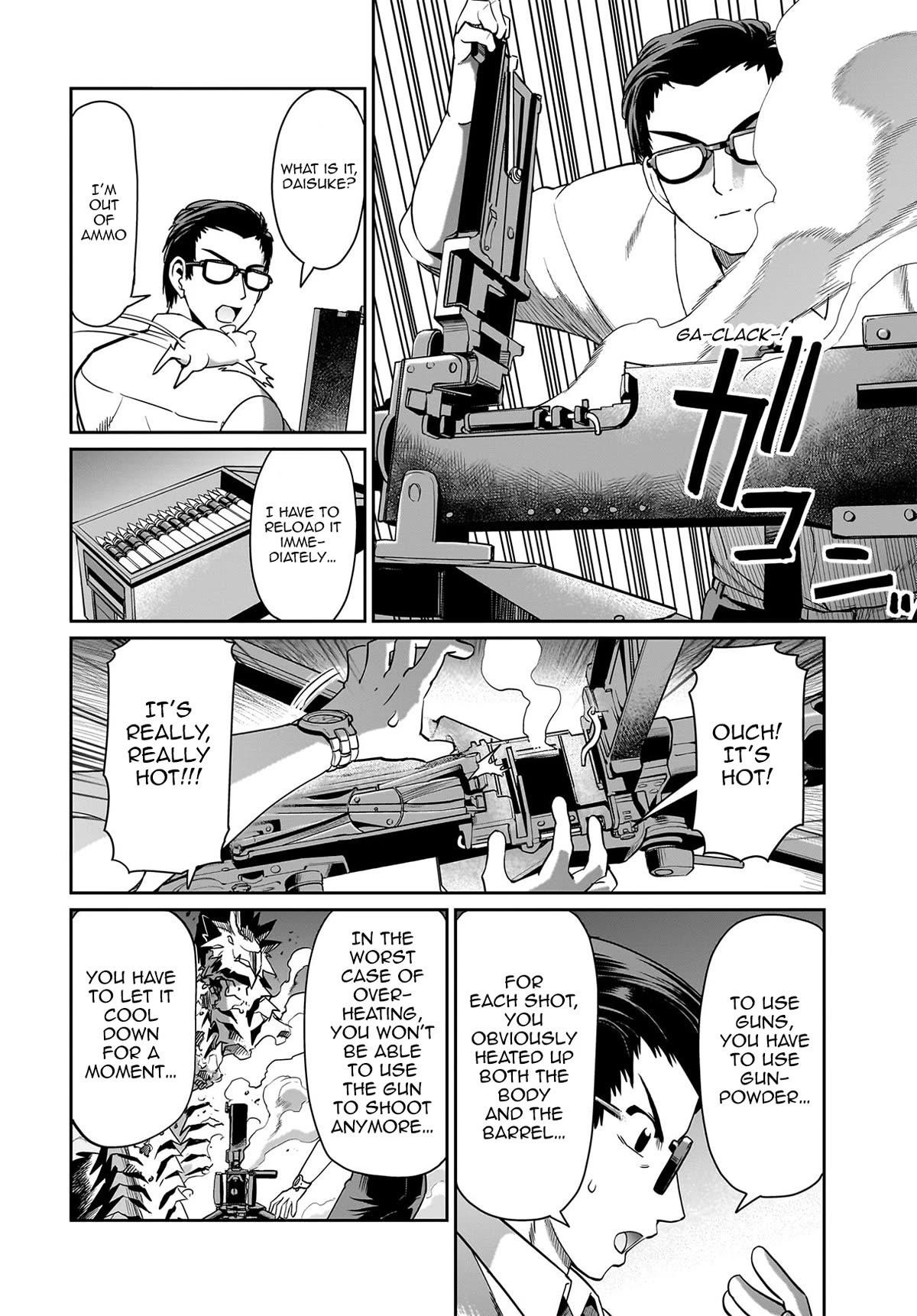 The gunner’s life of a middle-aged man summoned to another world and armed with a rifle: an airsoft addicted salaryman returns to the alternative world after work Chapter 20 - Page 6