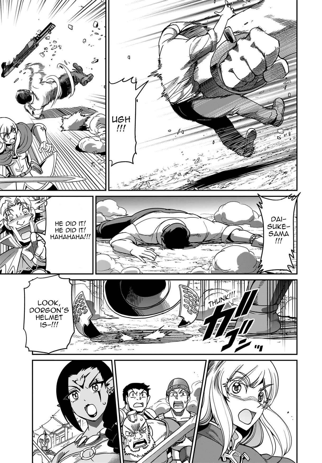 The gunner’s life of a middle-aged man summoned to another world and armed with a rifle: an airsoft addicted salaryman returns to the alternative world after work Chapter 7 - Page 13