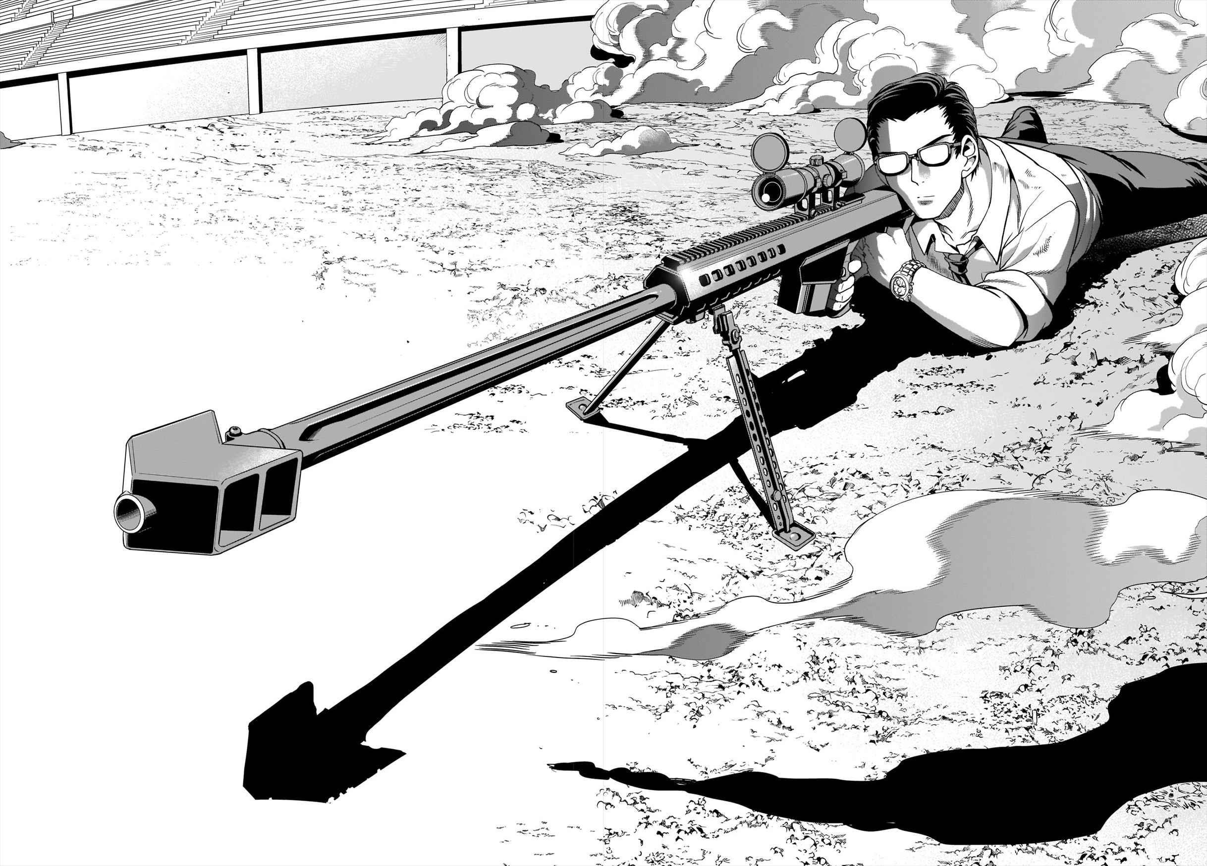 The gunner’s life of a middle-aged man summoned to another world and armed with a rifle: an airsoft addicted salaryman returns to the alternative world after work Chapter 7 - Page 22